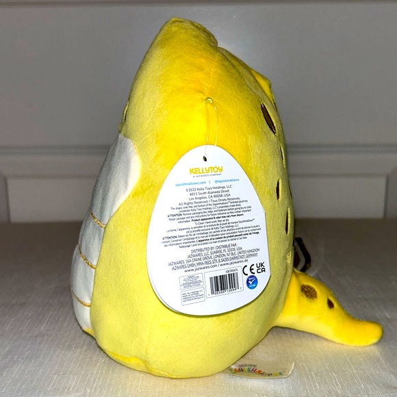 Squishmallows 7” Yellow Snake Pleyton New With Tags - Picture 3 of 5